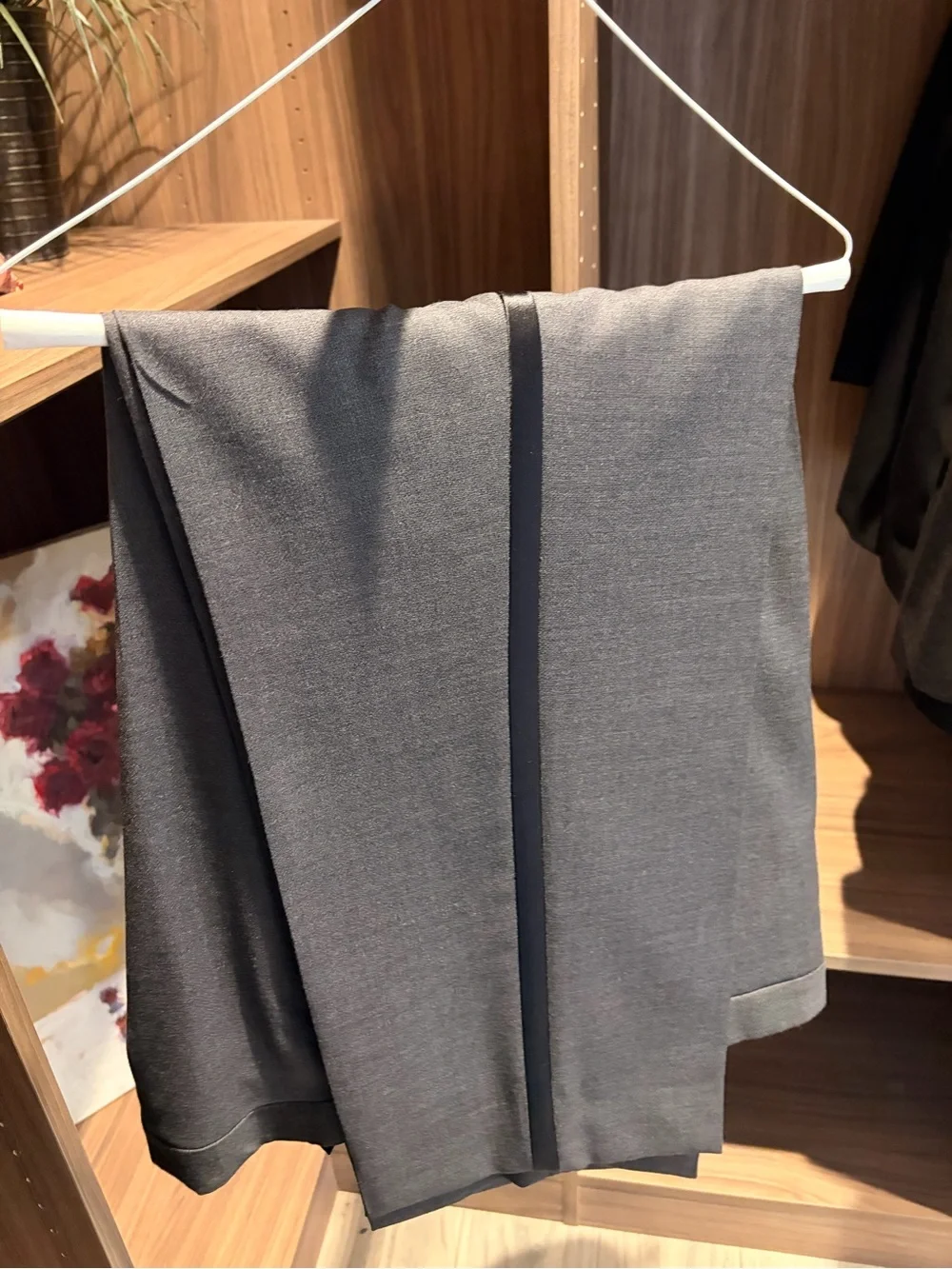 Jos. A. Bank Gray Blazer with Black Satin Shawl Lapel set.